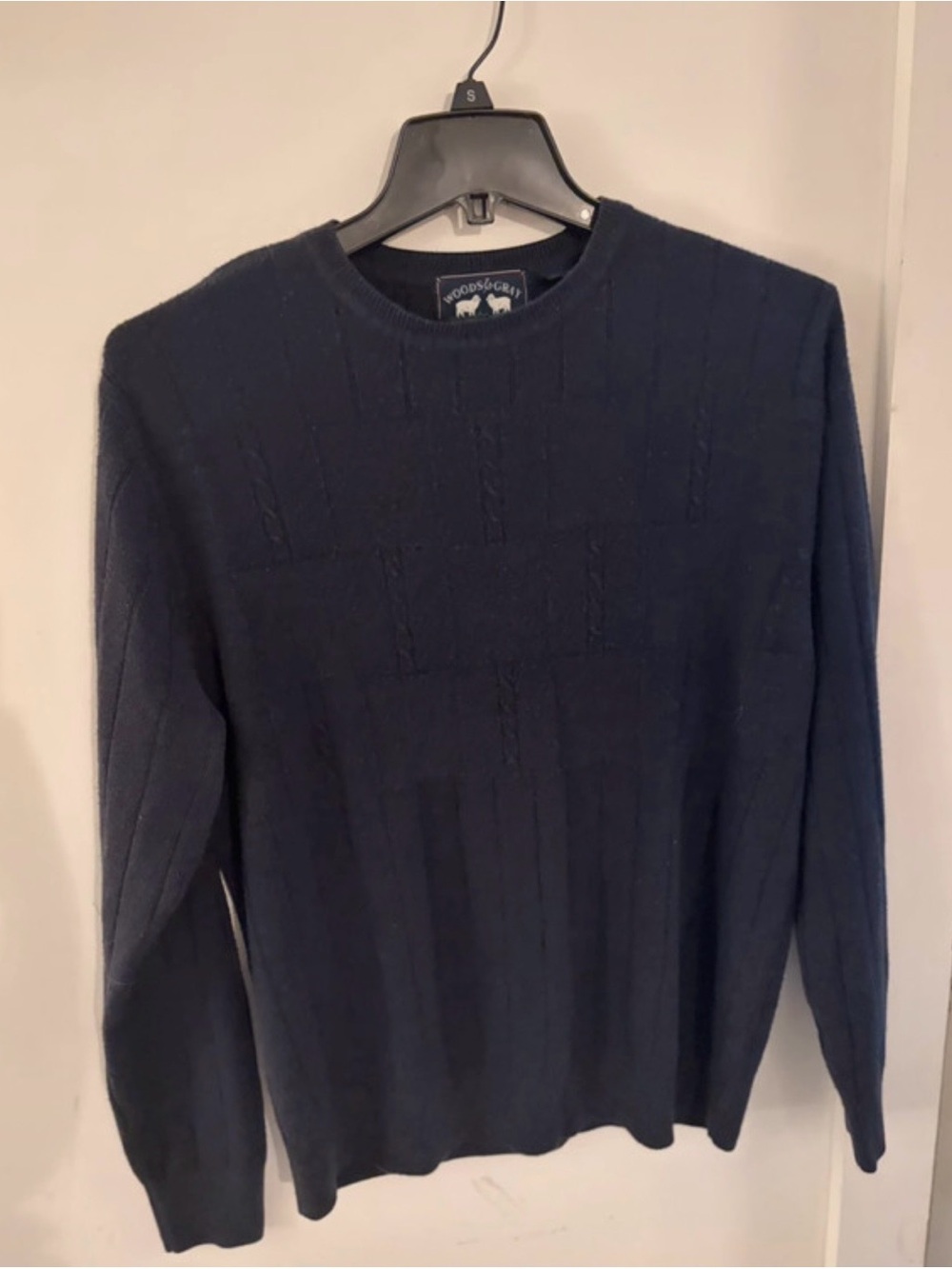 Men's Classic Crewneck Sweater in Navy